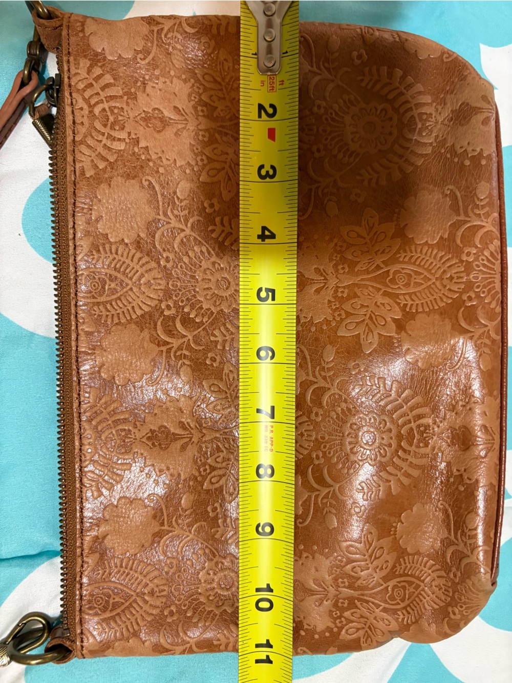 The Sak Leather Tooled Floral Boho Bag - Picture 10 of 11
